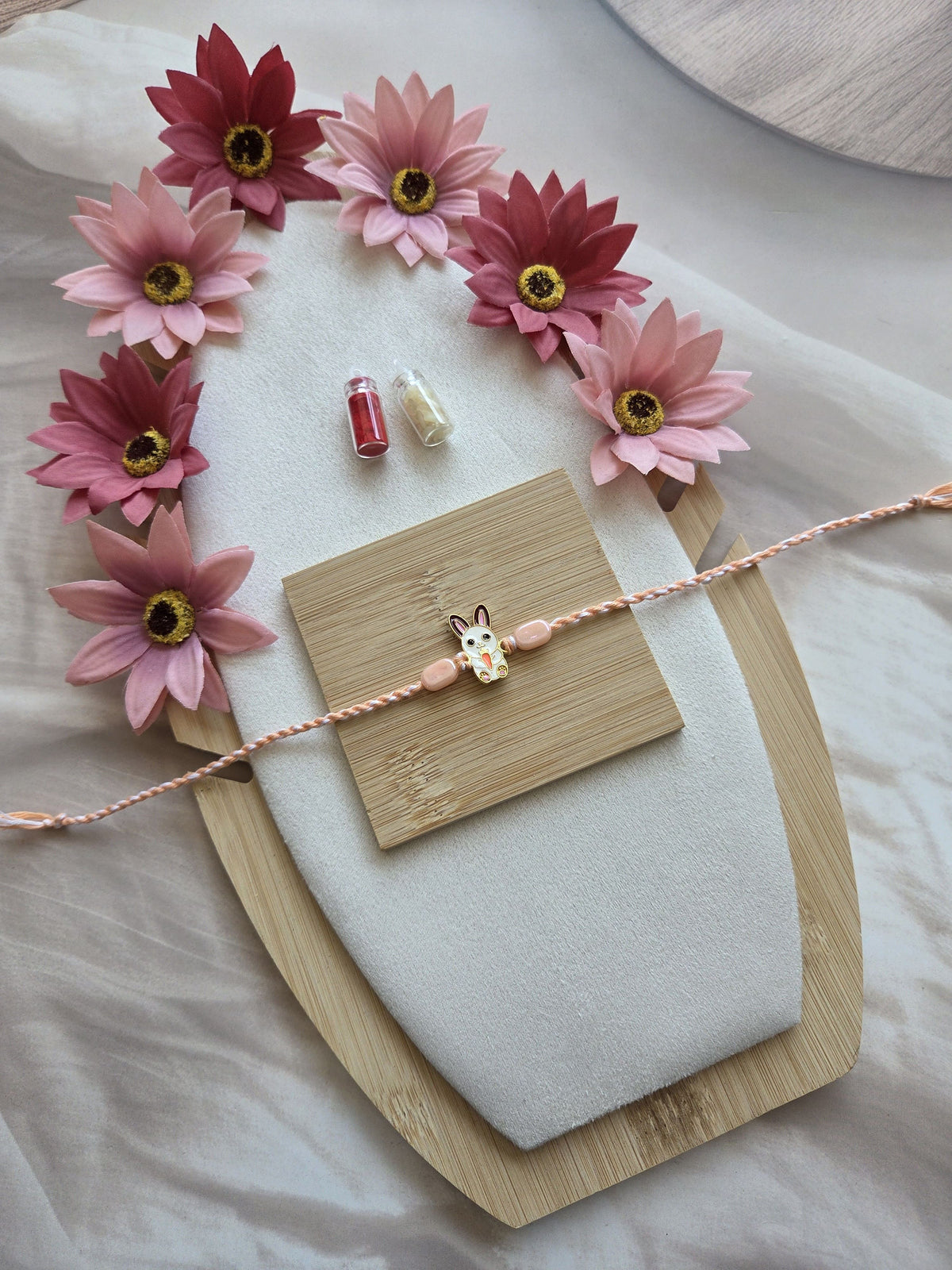 Cute Bunny Kids Rakhi for Brother ( C -k04 )
