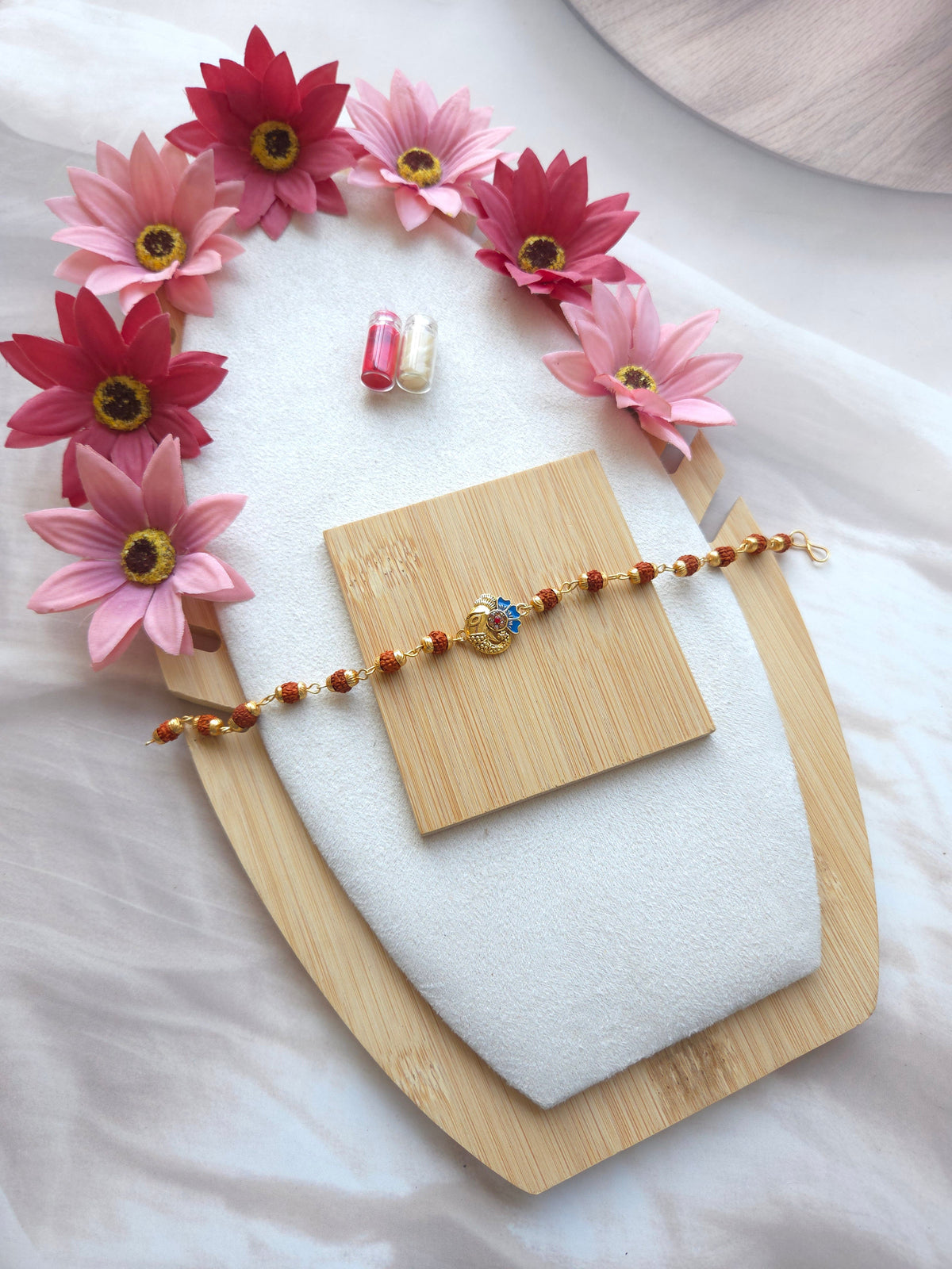 Ganesha Couple Rakhi Set