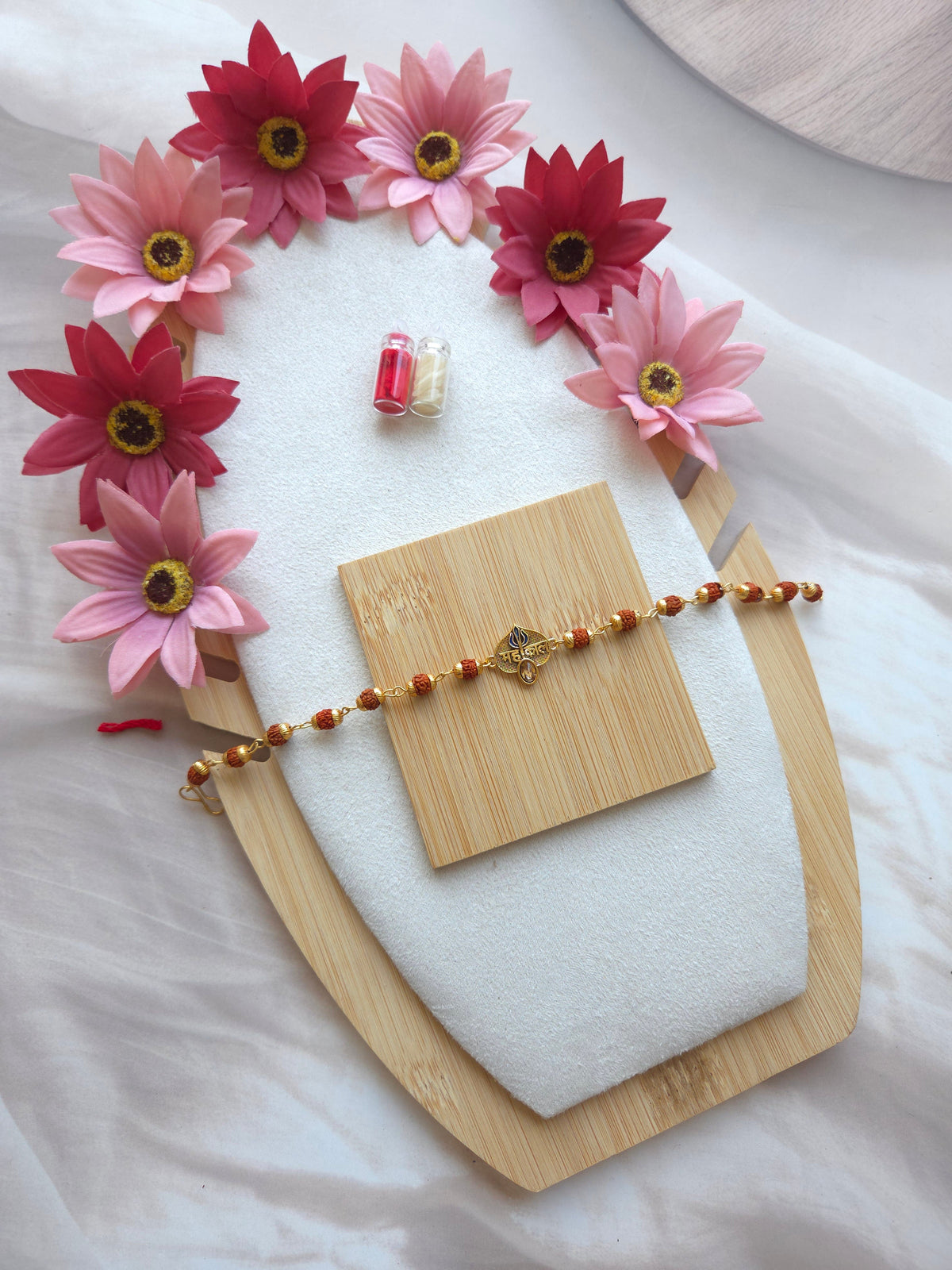 Mahakal Couple Rakhi Set