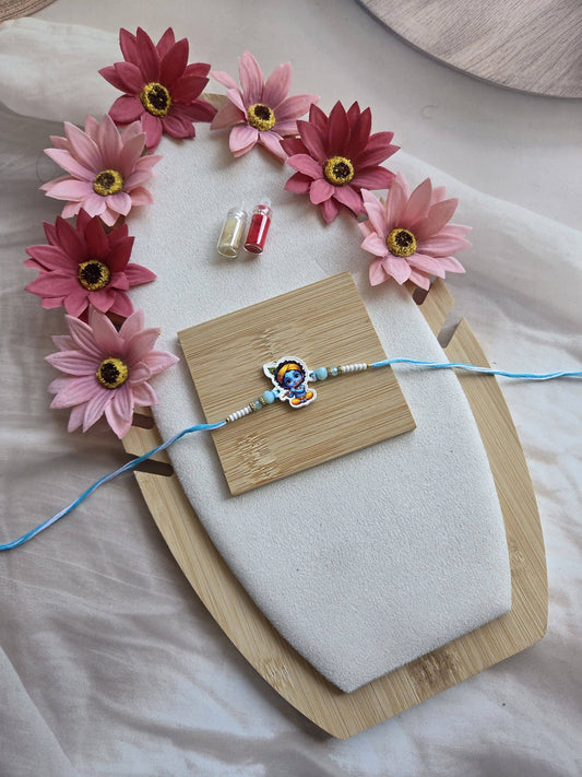 Bal Krishna Rakhi for Kids – Handmade Krishna Rakhi ( C - k14 )
