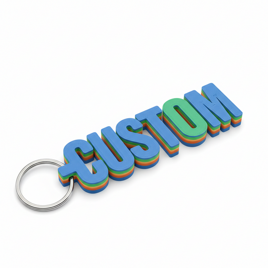 3D Printed Name Keychain