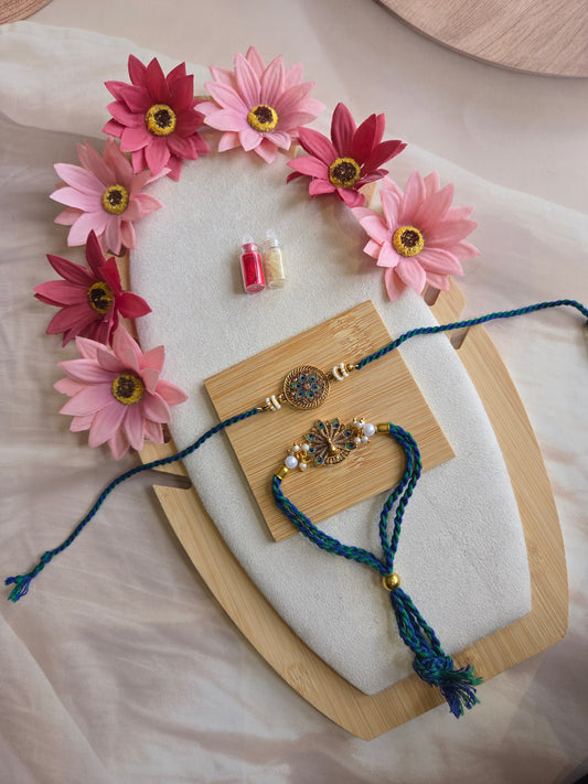 Premium Adjustable Bracelet & Rakhi Combo ( C - 219)