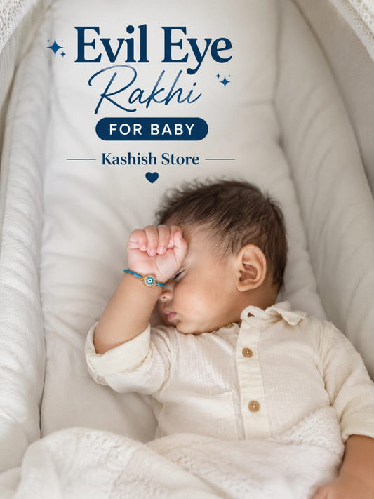 Blue Nazariya Rakhi for Babies ( C - 133)