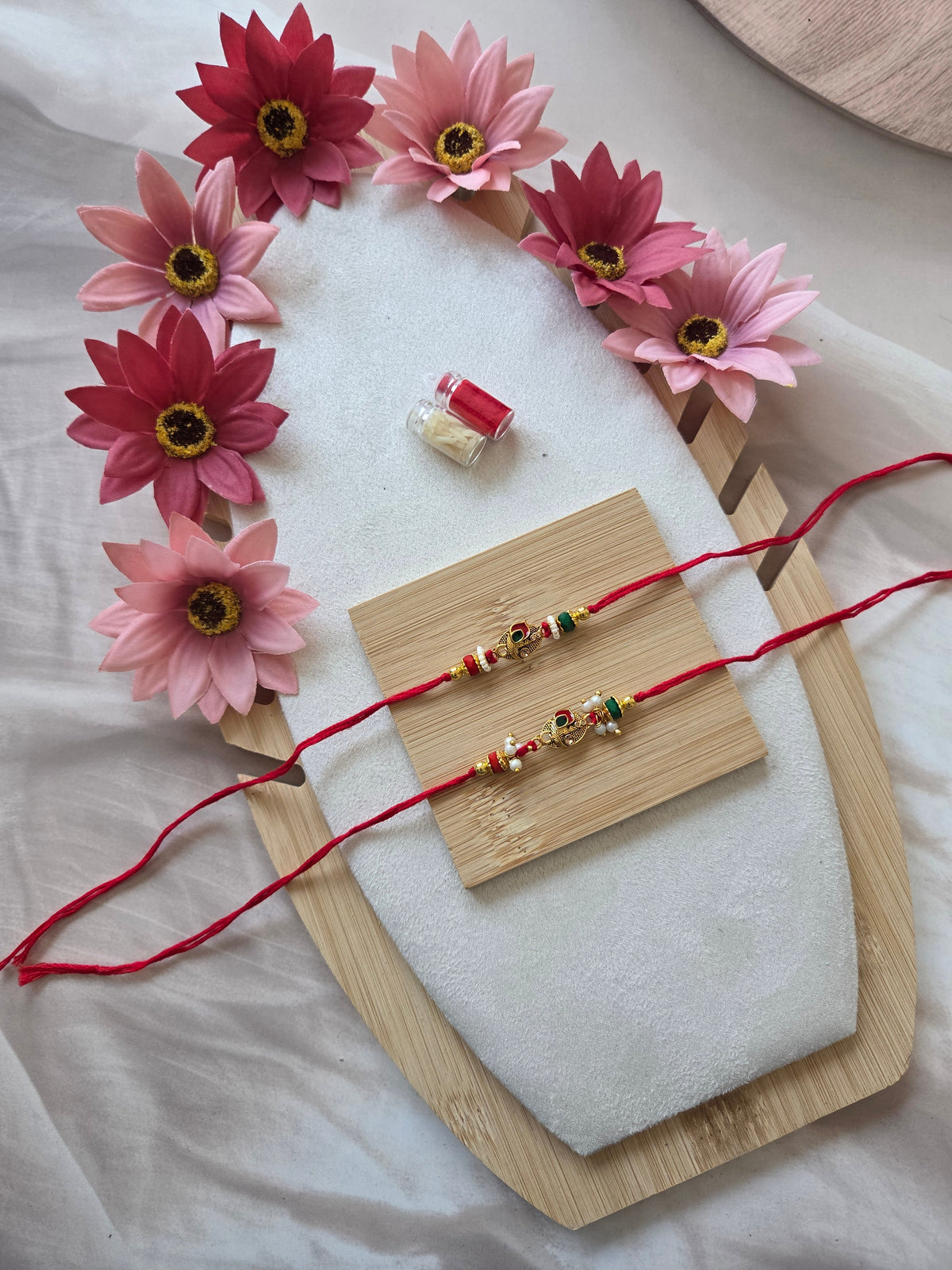 Feather Rakhi set (C -39)